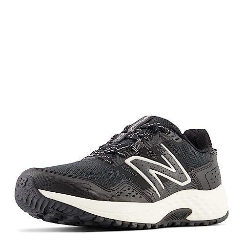 New Balance Women's 410 V8 Trail Running Shoe, Blacktop/SEA Salt/Black, 9 Wide4
