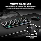 Corsair K60 PRO TKL RGB Tenkeyless Optical-Mechanical Wired Gaming Keyboard – OPX Linear Switches – Polycarbonate Keycaps – iCUE Compatible – QWERTY UK – PC, Mac, Xbox – Black - Image 4