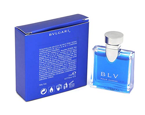 Bvlgari Blv Pour Homme Eau De Toilette Mini Cologne For Men .17 Oz #TOP2