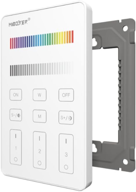 Miboxer U3 3-Zone Panel Remote RGB+CCT, 2.4G Panel Remote
