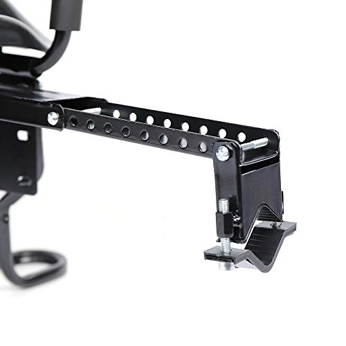 Front Mounted Child Bike Seat, Thickened Black Padded Saddle Seat With Foot Pedals/Handrail, Universal Kids Front Bike Seat Safety Carrier For Adult Bike Attachment, Mountain Bike, Electric Bikes #TOP5