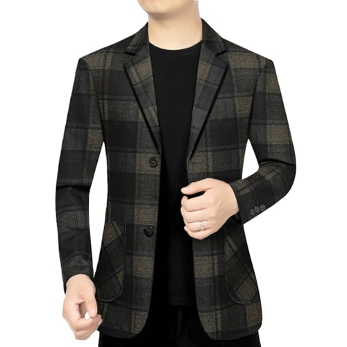 Blazer décontracté homme veste ajustée moderne vêtement chic gris anthracite