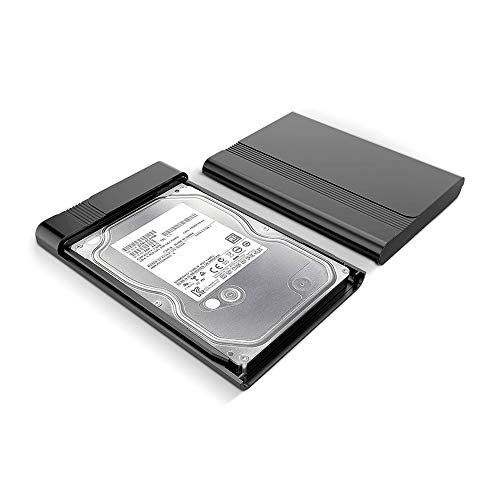 Caja externa USB 3.0 para disco SATA 2.5" sin tornillos miniatura 3