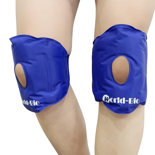 Knee Cold Pack for Injury,2 Packs Reusable Ice Pack Wrap for Knee Replacement Surgery, Ice Gel Packs Cold Therapy for Joint Pain Relief, Arthritis, Swelling, Bruises - 9.8