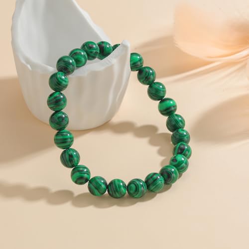 Womens Crystal Beaded Bracelets for Women Men Protective Energy Bracelet Natural Gemstone Bead Bracelet2