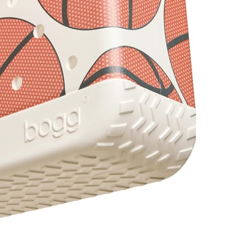 BOGG BAG - Medium Tote - Hoop Dreams - 15in L x 5in W x 12.5in H - Beach, Pool, Boat, Work, Sports - All Purpose EVA - Lightweight, Washable, Durable4