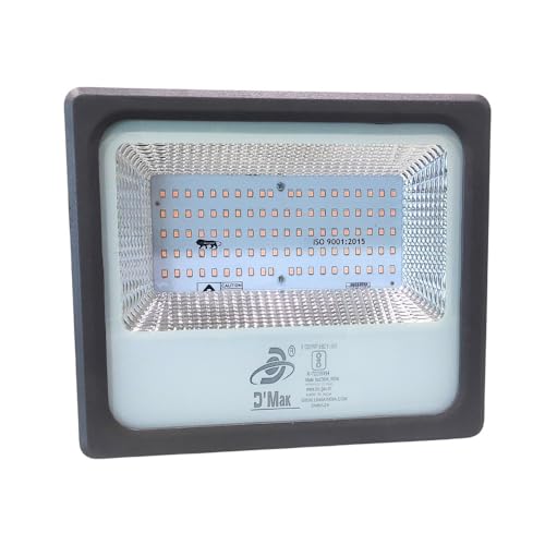Image of D'Mak 100 Watt LED Flood Light Grey Body Down Chock Waterproof IP65 for Outdoor Purposes (2, Pink)