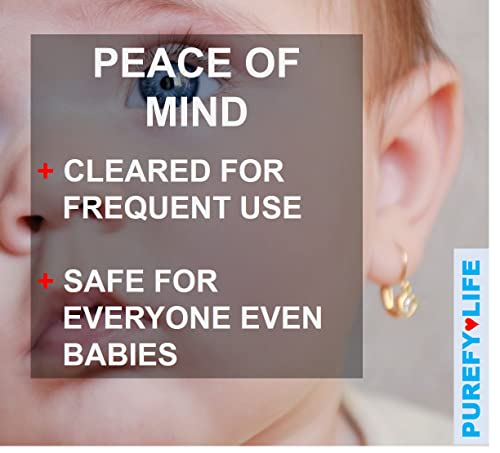 Purefy Tattoo And Piercing Recovery Spray (4Oz, 2Pk) Natural Healing. Daily Care (Incl. Nose, Tongue, Skin, Lips, Eyes, Etc.). Purefypro Cleansing Technology. Safe For Everyone. Use Anywhere On Body. #TOP4