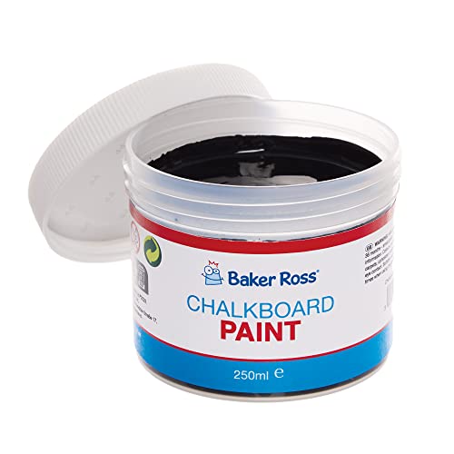 Baker Ross FX512 Chalkboard Paint - Pack of 1 Arts and Craft Blackboard Paint for Chalk