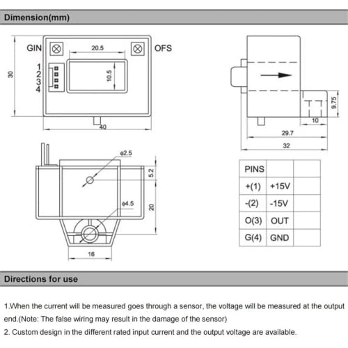 Transformador de corriente Hall QNHC14 para proteger motores eléctricos 3