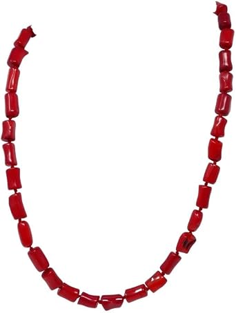 Treasure Bay FAB Natural Red Coral Necklace for Women - Presented in a beautiful jewellery Gift Box