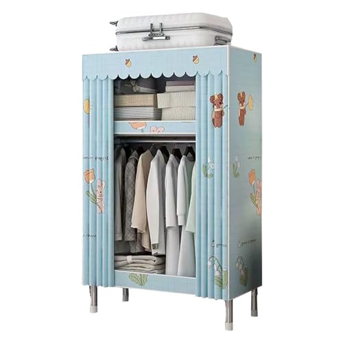 Armario plegable de lona para apartamentos compartidos y organización de ropa de invierno