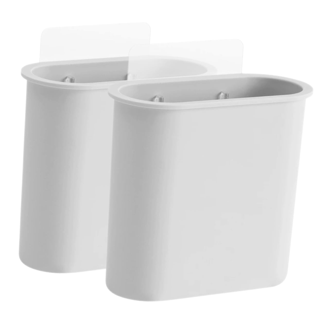 IMIKEYA Lot De 5 Boîtes De Rangement Murales pour Salle De Bain d'angle Support Mural pour Brosse À Dents Organisateur 2 Pièces X 5