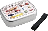 スケーター(Skater) 弁当箱 アルミ ランチボックス 子供用 370ml 保温庫対応 ランチベルト付 日本製 ディズニー カーズ 25 男の子 ALB5NV-A
