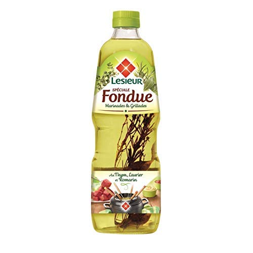 LESIEUR - Huile Spéciale Fondue 1L - Lot De 3 - livraison offerte
