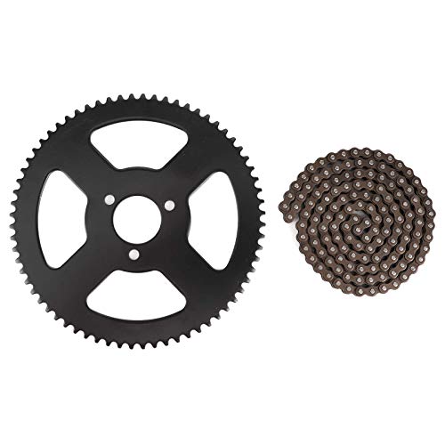 Juli GeschenkPocket Bike Ketten, Moto Chain, Hinten Zähne Kettenrad Motorräder, Stabil für Elektro Dreirad Mini Moto