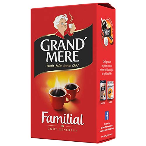 Grand Mère - Ground Cafe Familia 250G - Lot De 4 - Precio Por Lote - Entrega Rápida