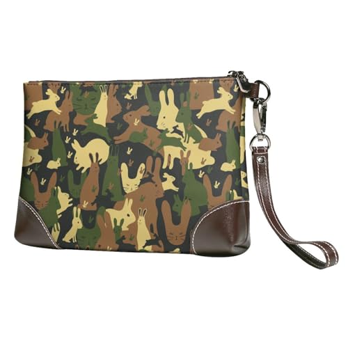 NBKING] クラッチバッグ 迷彩 うさぎ 兎 兎柄 セカンドバッグ おしゃれ