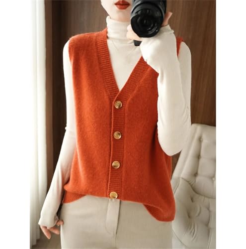 Women's cashmere cardigan Women's cashmere vest cardigan sweater vest Women's cardigan sleeveless sweater3
