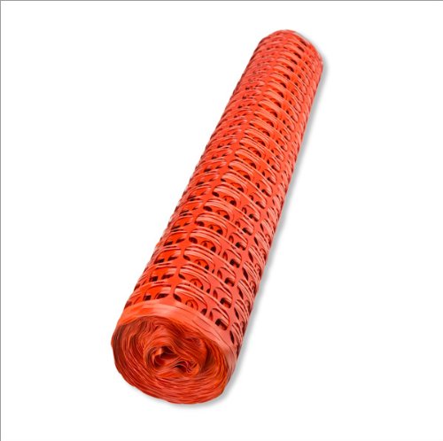 Schutznetz Bauzaun Warnnetz Wildzaun Absperrzaun Rollzaun Zaun 50 x 1 Meter orange
