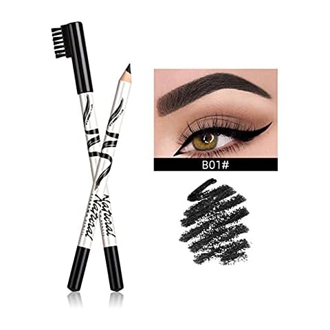 Augenbrauenstift Professionelle wasserdichte Brauenstifte mit Pinsel Anti-Schweiß Wischfest Augenbrauen Enhancer Dye Tint Pen Makeup Cosmetic Tool Cover