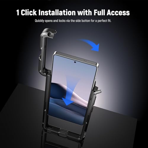 NEEWER S25 Ultra Phone Cage, Mobile Video Rig Phone Stabilizer with 67mm Filter, 17mm Backplate, T Mount Compatible with Samsung Galaxy Moment T Series Lenses, PA082 by NEEWER - Image 2