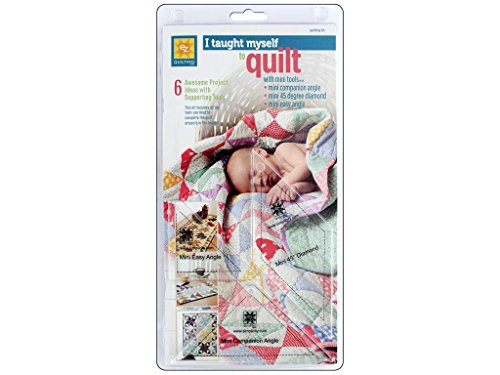 EZ Quilting Enseña Mini compañero 45 Diamantes y fácil de ángulo, Multicolour, 16.61 X 30.99 x 1,4 cm