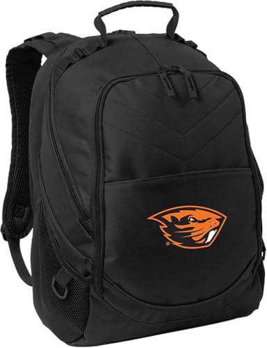 Image of Broad Bay Oregon State University Backpack | Official OSU Beavers Logo, Padded Laptop Computer Section, Premium 600 Denier Nylon Fabric,