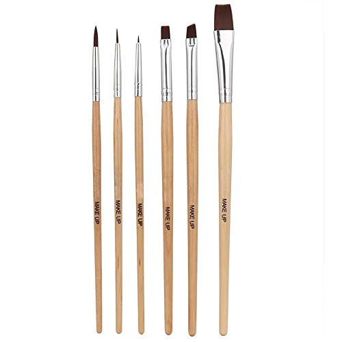 Catálogo de Sets de pinceles y brochas para comprar online. 49 Juego de 6 Pinceles de Pintura al óleo para Maquillaje de, Pincel de Maquillaje Facial para Halloween, Pincel de Acuarela, Pinceles Cosméticos de Mezcla Profesional para