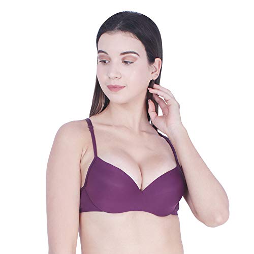 Image of Brachy Women's Poly Cotton Padded Wired Push-Up Bra