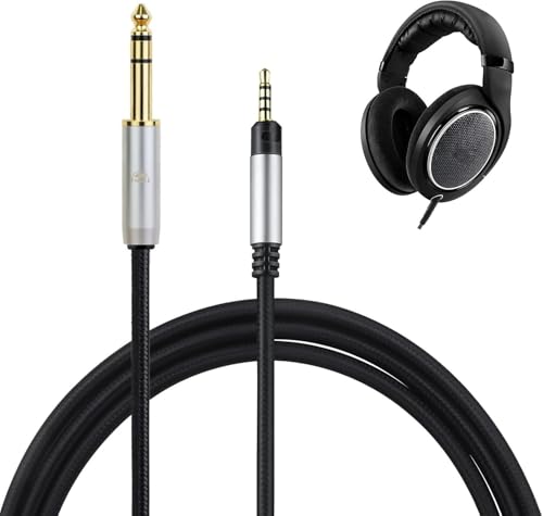 okcsc TCHD518 �w�b�h�z���P�[�u�� ���P�[�u�� �C���z���E�w�b�h�z���p SENNHEISER�p HD598�EHD558�EHD518�EHD598 Cs�EHD599�ɓK�� OFC 4�c ����2.0m 6.35mm