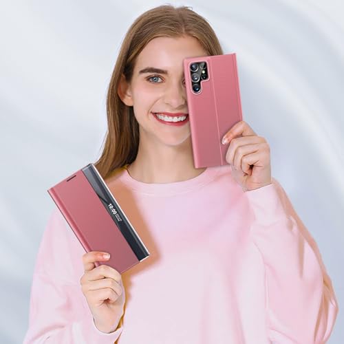 Coque Samsung S24 Ultra rose rigide avec béquille intégrée - 7