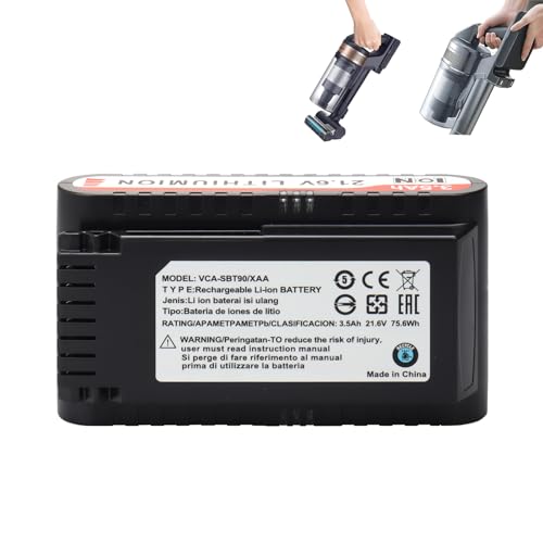 MXJFYY Batterie de Remplacement 21,6 V 3,5 Ah pour Samsung Jet 75, Jet 90 Series aspirateur Balai sans Fil, Batterie Li-ION Compatible avec Le modèle...