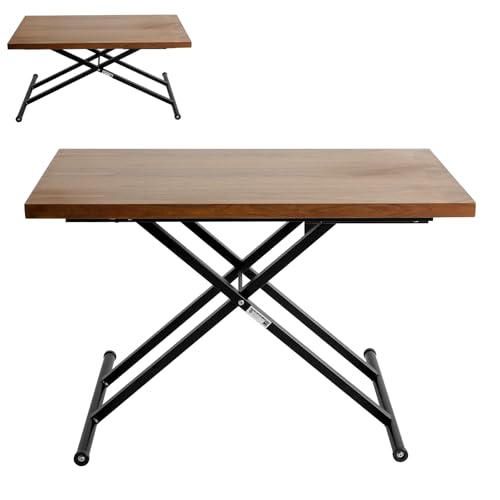 LEISLAND 47 Inches Multifunctional Lift Top Coffee Table for Livi...