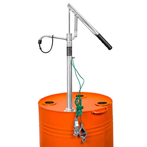 Groz 44147 Lever Action Safety Pump, Stainless Steel, 5 Gallon Pail