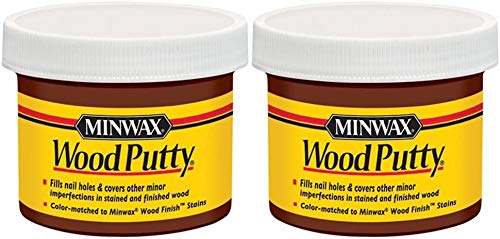 Image of Minwax 13617000 Wood Putty, 3.75 Ounce, Walnut-2 Pack