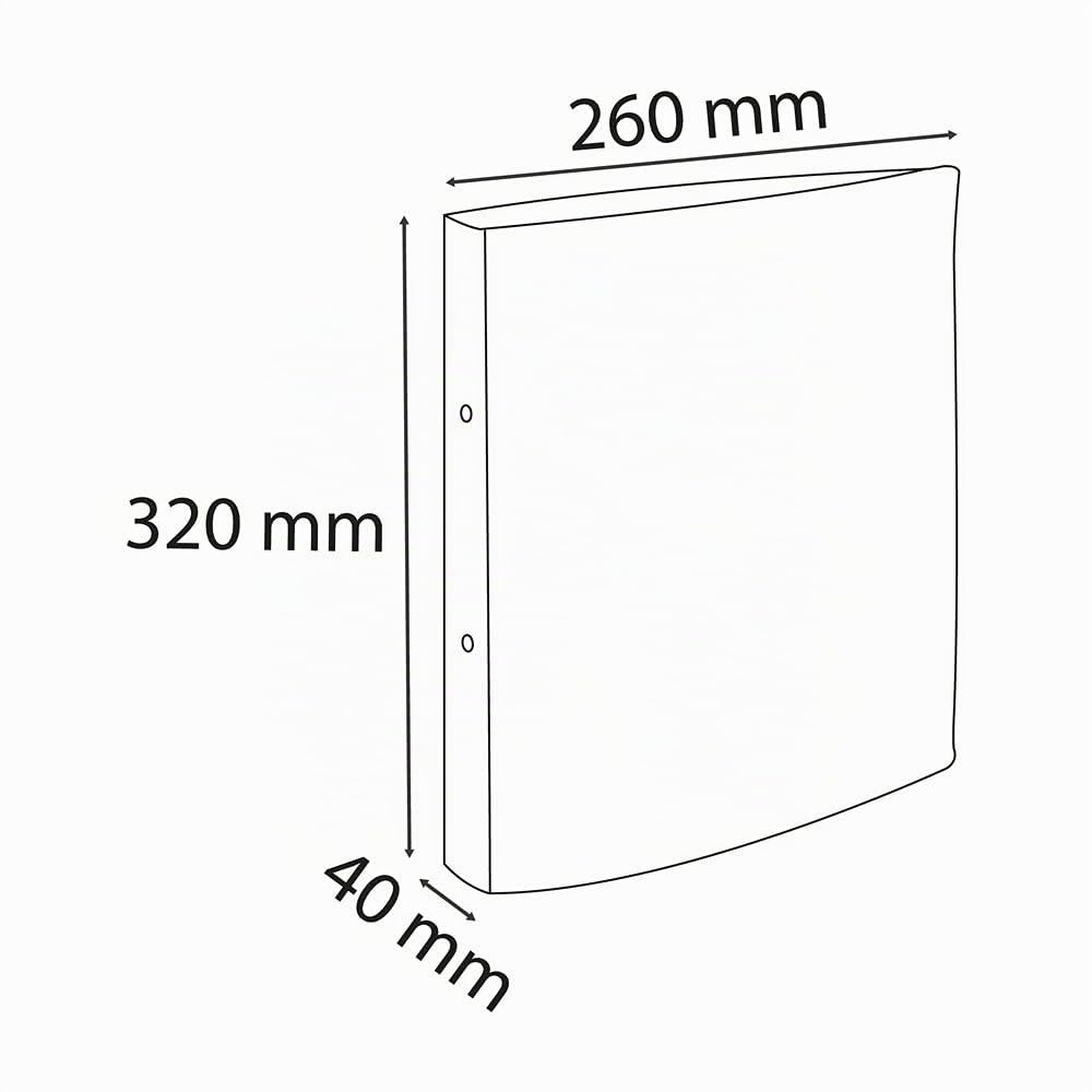 Exacompta - Réf. 54330E - Carton de 20 classeurs rigides rembordés PP - 2 anneaux ronds diam 30 mm - dos 40 mm - dimensions extérieures 32 x 26 cm - format à classer A4 - 10 couleurs assorties