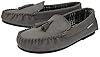 Dunlop Mens Famous GEORGE Moccasin Loafers Faux Sheepskin Fur Slippers with Rubber Sole (9, Grey Check Duke, numeric_9) #2