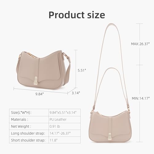 Vintage Crescent Shoulder Bag for Women - Genuine Leather Retro Clutch & Tote2