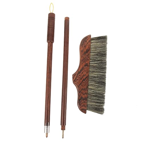 Generic Wood Splicing Broom for Cleaning Dispenser Outdoor Broom Heavy Duty Automatic Wet Mops for Floor Cleaning Home Grout Cleaner Wand Broom and Dustpan Bristle Hair Coffee