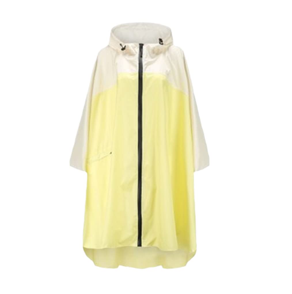 Poncho de pluie imperméable multicolore for hommes et femmes, randonnée en plein air
