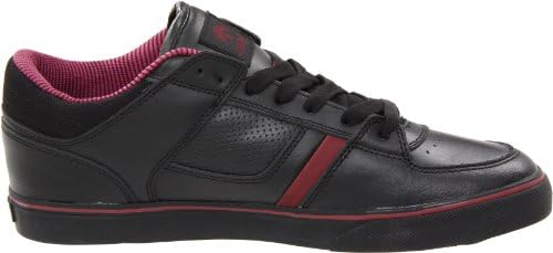 Osiris Men's Chino Low-M, Black/Burgandy/RR-Burns Leather | Image 5