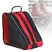 Zxpjkyu Skate Bag for Roller and Ice Skates, Storage for Footwear, Red