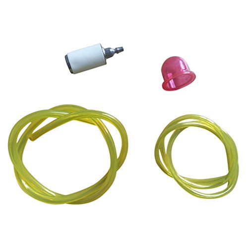Blackr 1 Set Weedeater Featherlite Trimmer Primer Filter 530058709 W/ 18 Inch Fuel Line