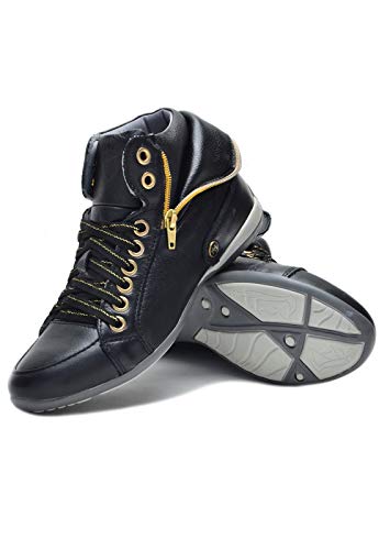 Sapatênis Casual Feminino Cano Curto BM Brasil Preto