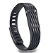 I-SMILE® 3PCS Replacement Bands with Metal Clasps for Fitbit Flex (No Tracker, Replacement Bands Only) (3D Edition: Black&Coffee&Army Green, Large)