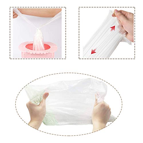 image for Xilanhhaa 100Pack Potty Chair Liners with Drawstring,Toilet Seat Potty