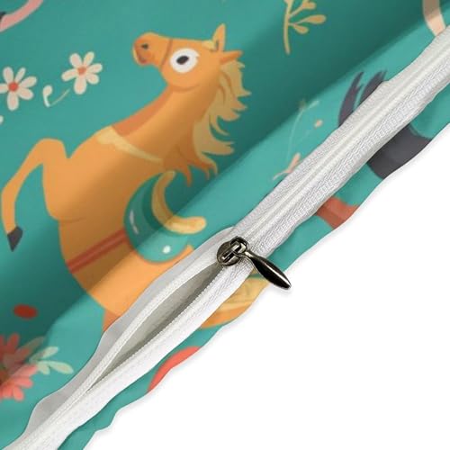 Housse de couette 220x240 en microfibre douce avec fermeture éclair pratique - 5