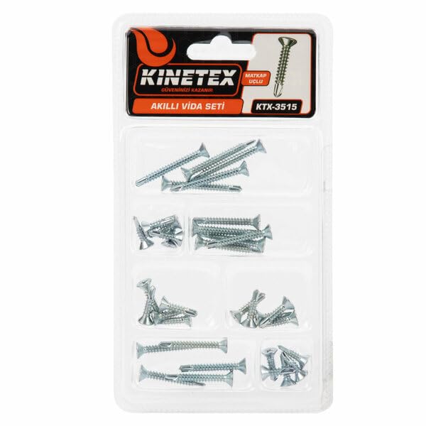 caselka kınetex KTX-3515 Akıllı Vida Seti