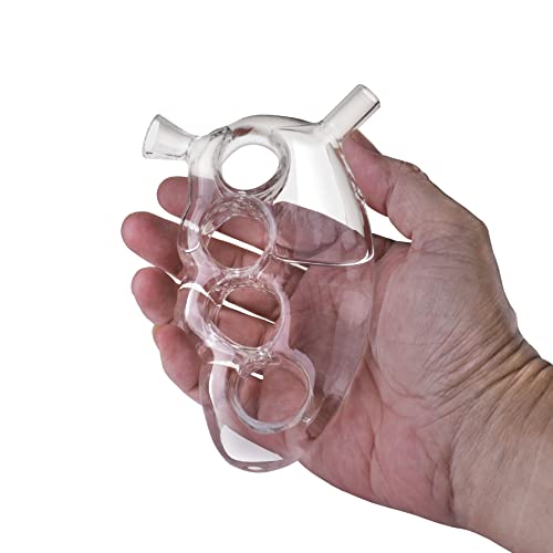 Handheld Mini-Shisha, tragbare Glas-Shisha mit Silikon-Wasserpfeife, Geschenk für Freund, Vater, Ehemann oder Freunde… – Bild 4